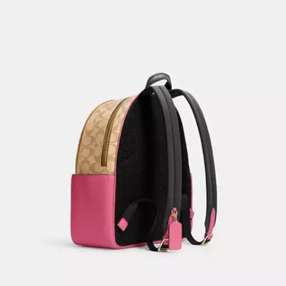 Coach Court Backpack In Signature Canvas - Picture 2 of 4